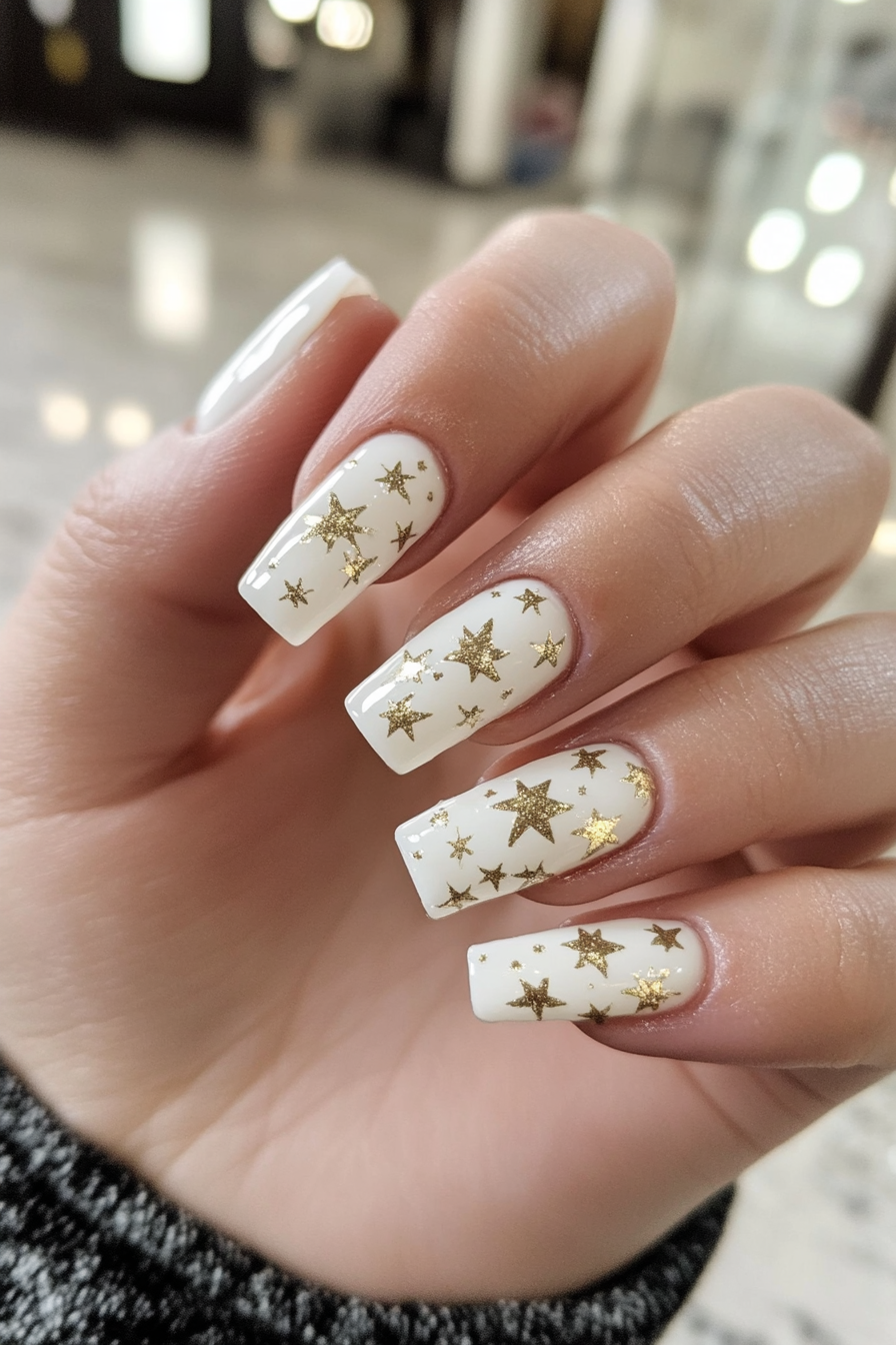 8. Milky Way Magic (Nail Design Ideas With Stars) - Nail Design Ideas With Stars