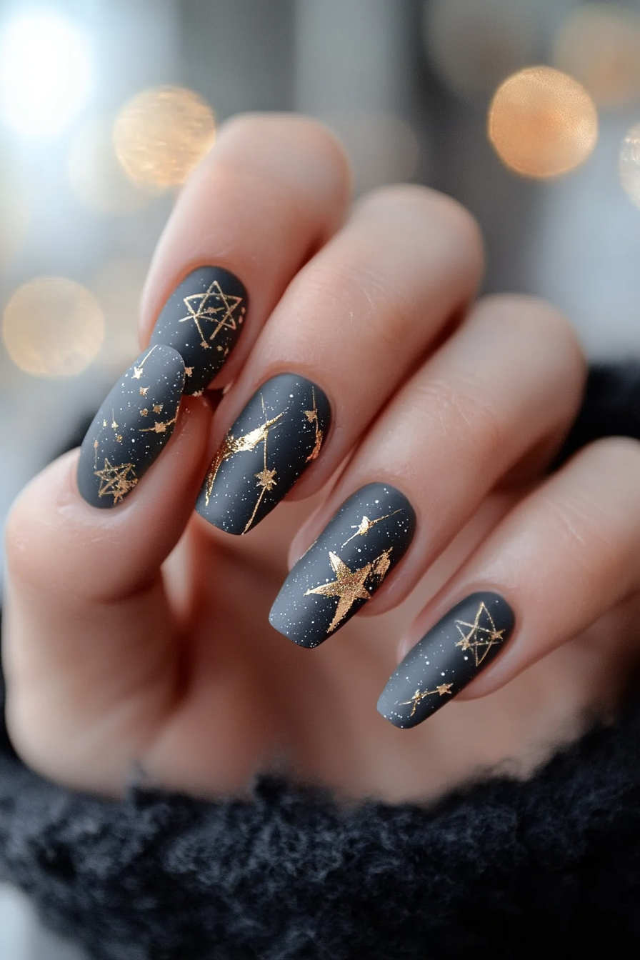 10. Solar System Chic (Nail Design Ideas With Stars) - Nail Design Ideas With Stars