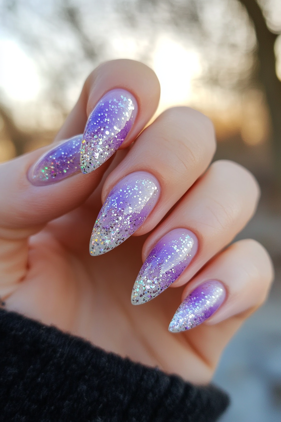 10. Sugar Plum Fantasy (Unicorn Nail Design Ideas) - Unicorn Nail Design Ideas