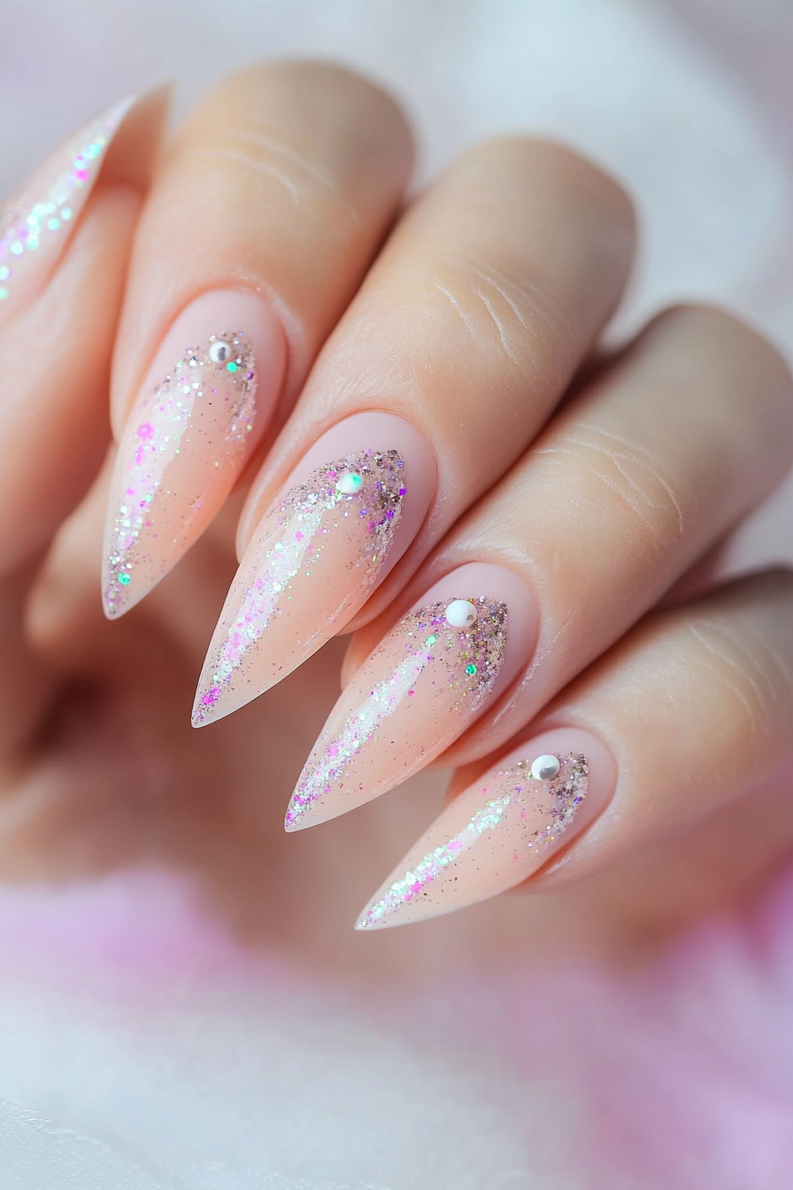 27. Fairy Tale Twinkle (Unicorn Nail Design Ideas) - Unicorn Nail Design Ideas